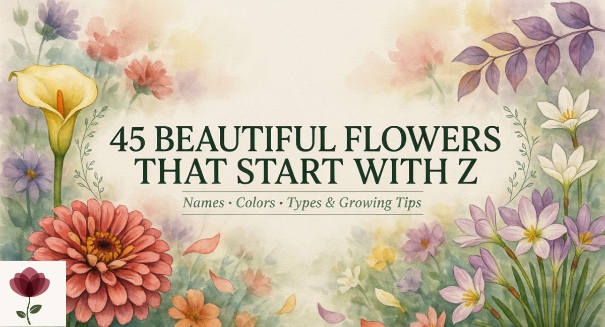 45 Beautiful Flowers That Start With Z: Names, Colors, Types & Growing Tips