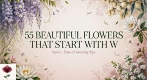 55 Beautiful Flowers That Start With W: Names, Types and Growing Tips