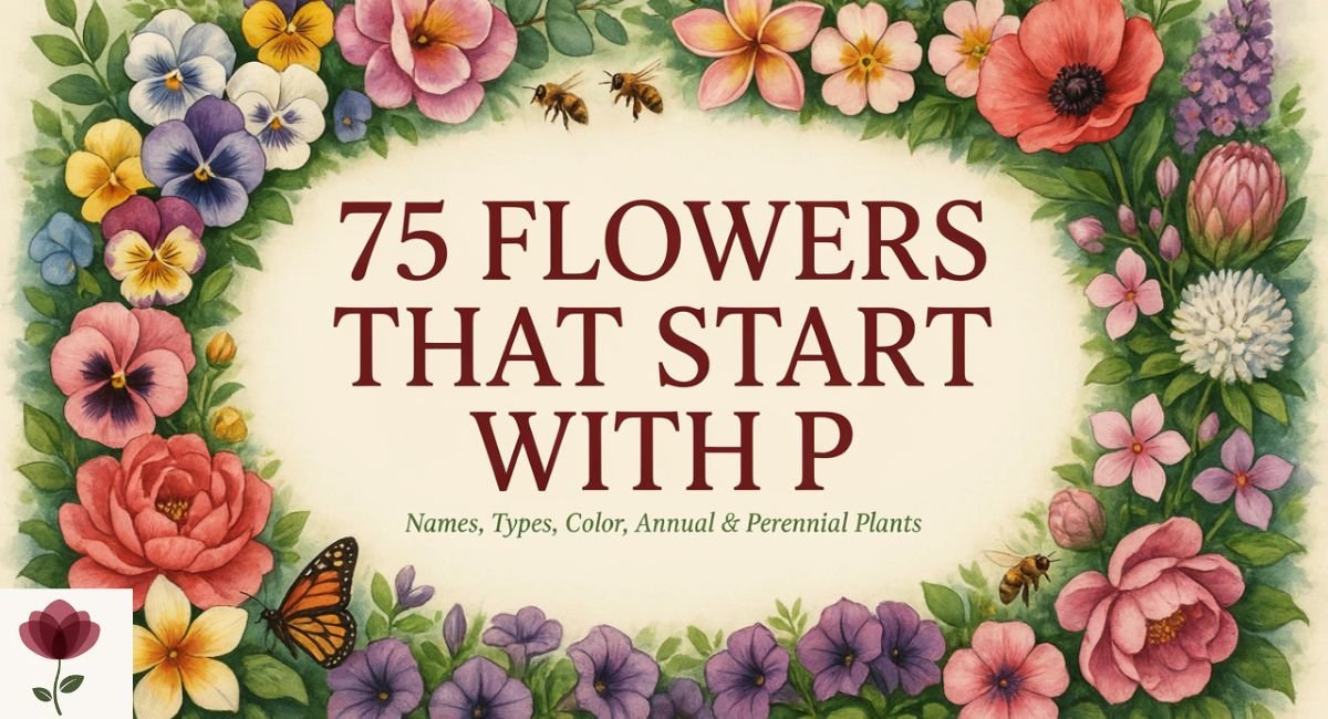 75 Flowers That Start With P: Names, Types, Color, Annual & Perennial Plants
